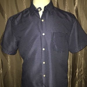 Patron Button down short sleeve fitted shirt - L